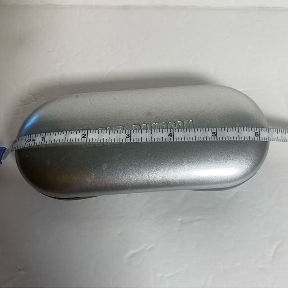 Harley-Davidson Silver and Black Hinged Hard Eyeglass Case - Picture 8 of 12